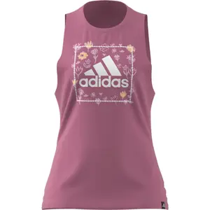 Camiseta de tirantes para mujer adidas Soft Floral Box Graphic image-5