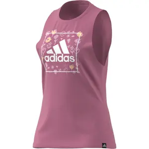 Camiseta de tirantes para mujer adidas Soft Floral Box Graphic image-3