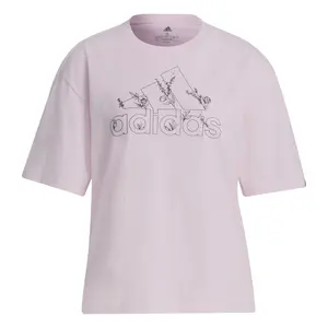 Camiseta de mujer adidas graphique Soft Floral Logo image-1