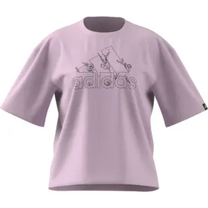 Camiseta de mujer adidas graphique Soft Floral Logo image-5