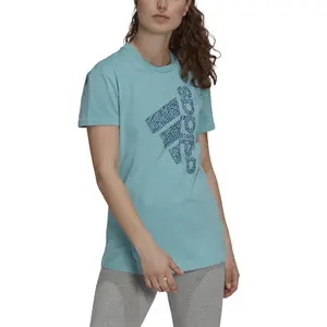 Camiseta de mujer adidas Zebra Logo Graphic image-3