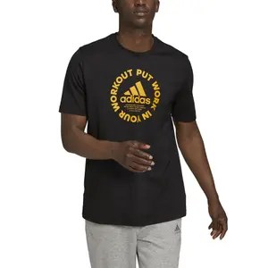 Camiseta adidas Primeblue Put Work in Your Workout Graphic image-4