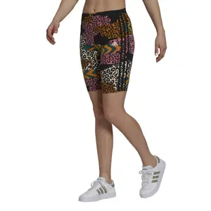 Mallas cortas para mujer adidas Cycliste FARRio 3-Stripes Print Cotton image-0