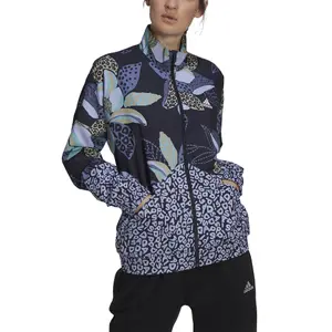 Damen-Windbreaker-Jacke adidas Farrio Print Relaxed Lightweight image-3