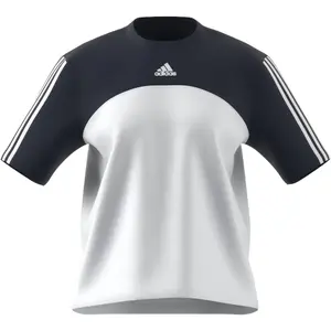 Camiseta de mujer adidas Essentials Colorblock 3-Stripes Boyfriend image-5