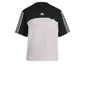 Camiseta de mujer adidas Essentials Colorblock 3-Stripes Boyfriend image-0