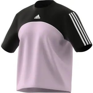Camiseta de mujer adidas Essentials Colorblock 3-Stripes Boyfriend image-3