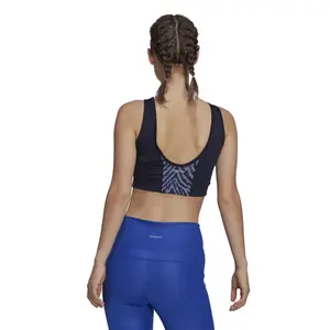 Camiseta de mujer adidas AEROREADY Designed to Move Zebra-Print image-5