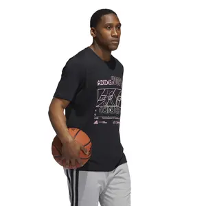 T-shirt adidas Reflective Basketball image-4