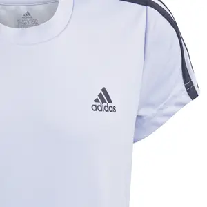 Camiseta de chica adidas Designed 2 Move 3-Stripes image-3
