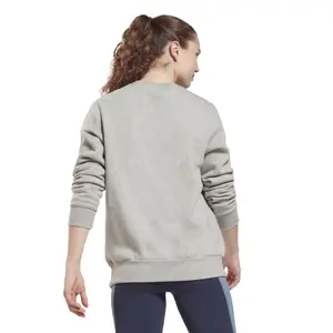 Women's fleece sweatshirt Reebok Crewneck Identity Logo image-4