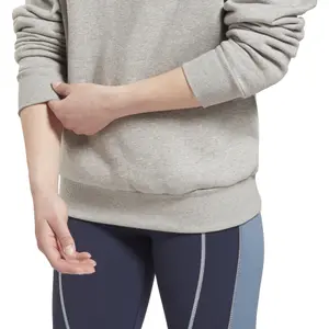 Women's fleece sweatshirt Reebok Crewneck Identity Logo image-6