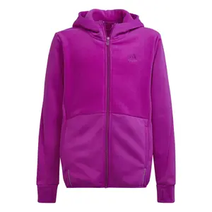 Sudadera con capucha para niños adidas Designed to Move Fleece image-1