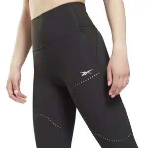 Leggings perforados de cintura alta para mujer Reebok Lux Perform image-3