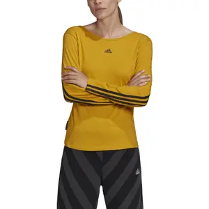 Camiseta de mujer adidas PB LONGSLEEVE W image-2