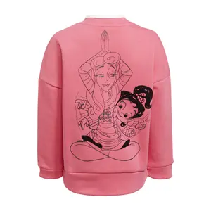 Sweatshirt girl adidas Disney Comfy Princesses Crew image-1