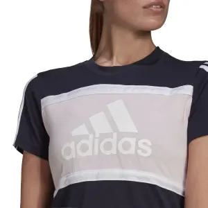 Camiseta de mujer adidas Essentials Logo Colorblock Cotton image-6