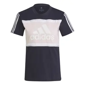 Camiseta de mujer adidas Essentials Logo Colorblock Cotton image-1