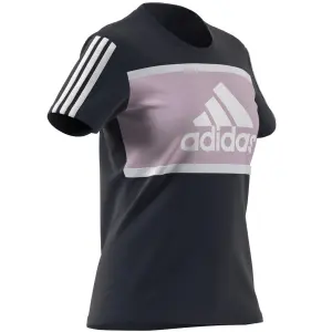 Camiseta feminina adidas Essentials Logo Colorblock Cotton image-5