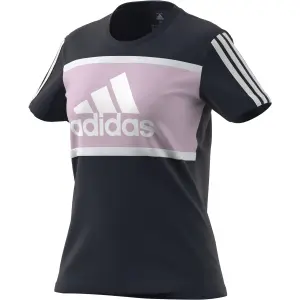 Camiseta de mujer adidas Essentials Logo Colorblock Cotton image-3