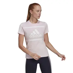 Camiseta de mujer adidas Essentials Logo Colorblock Cotton image-2