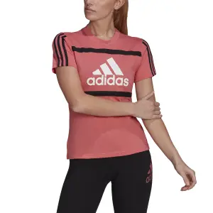Camiseta de mujer adidas Essentials Logo Colorblock Cotton image-4