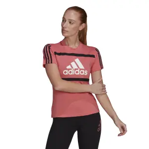 Camiseta de mujer adidas Essentials Logo Colorblock Cotton image-2