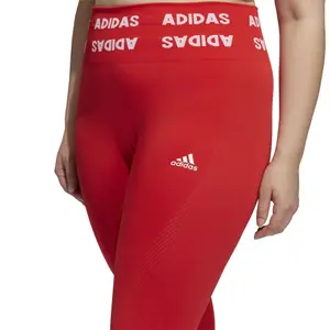 Leggings de mujer de talla grande adidas Training Aeroknit 7/8 High-Rise image-3