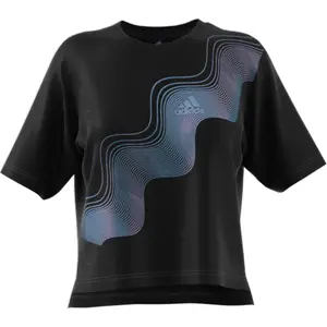 Camiseta crop top de mujer adidas Holiday Graphic image-5
