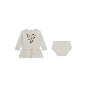 Dress set with shorts for baby girl Guess Interlock image-0