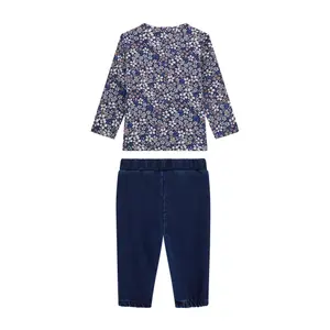 Ensemble t-shirt et pantalon bébé fille Guess image-2