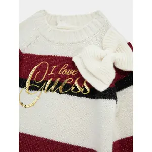 Ensemble robe pull manches longues et culotte bébé fille Guess image-2