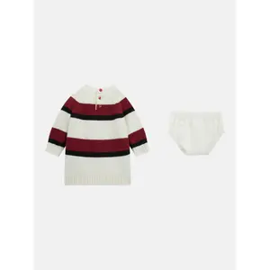 Ensemble robe pull manches longues et culotte bébé fille Guess image-5