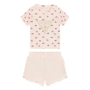 Conjunto de t-shirt e calções para bebés Guess Active image-0