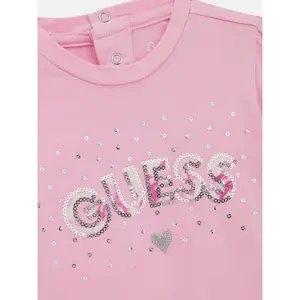 Baby girl t-shirt and shorts set Guess Active image-2