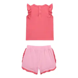 Baby girl t-shirt and shorts set Guess Active image-1
