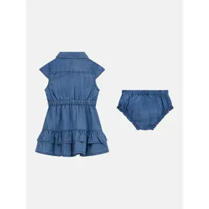 Shirt dress and knickers set for baby girl Guess image-2