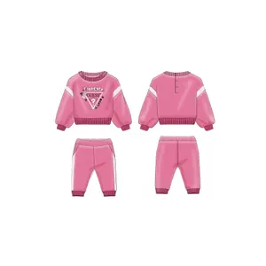Baby girl top and trousers set Guess Active image-3