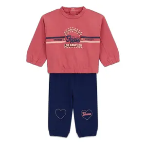 Long-sleeved top and trousers set for baby girl Guess Active image-0