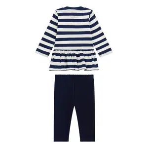 Ensemble t-shirt manches longues et pantalon en jean bébé fille Guess image-4