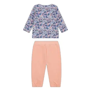 Long-sleeved top and trousers set for baby girl Guess Active image-1