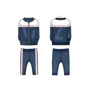 Langarm-Oberteil und Leggings Set für baby Mädchen Guess Active image-2