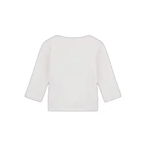 Long-sleeved printed logo T-shirt for baby girl Guess image-1