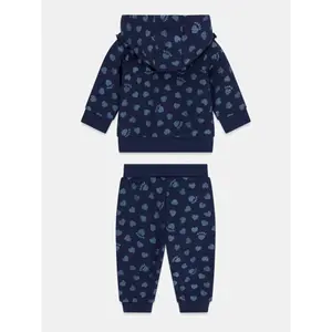 Huvtröje med dragkedja set babyflicka Guess image-1