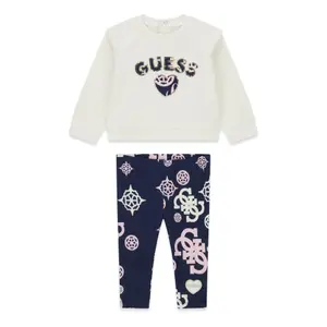 Conjunto de camiseta y leggings bebé niña Guess image-0