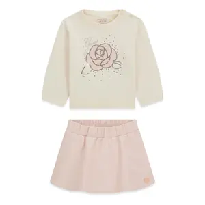 Baby girl sweater and skirt set Guess image-0