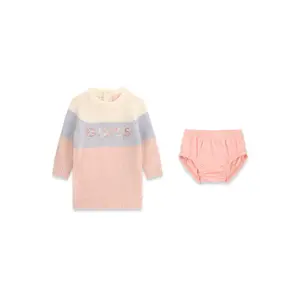 Baby girl jumper dress and pants set Guess A6BK10-Z1319 image-0