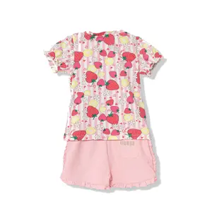 Baby girl t-shirt and shorts set Guess Active image-1