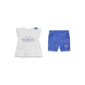 Baby girl t-shirt and shorts set Guess image-0