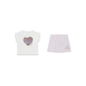 Conjunto de camiseta y pantalón corto bebé Guess Active image-0